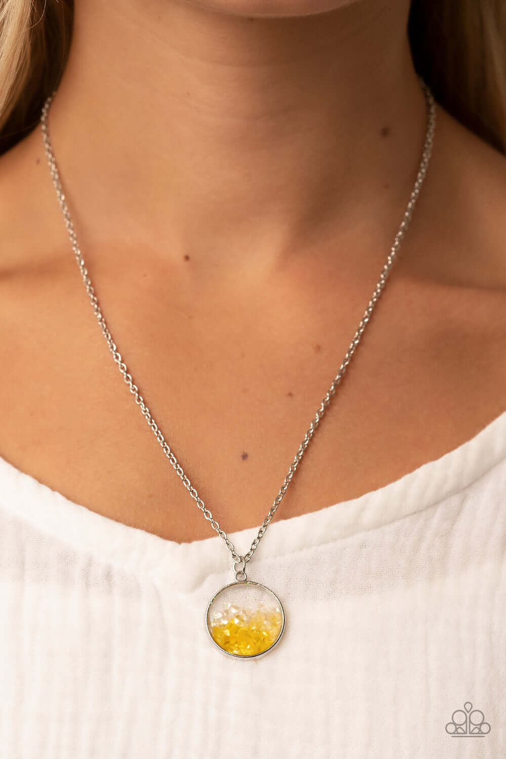 Paparazzi Accessories ❋Completely Crushed - Yellow Necklace❋ Flat Rate Ship $4.50❋ - Image #2