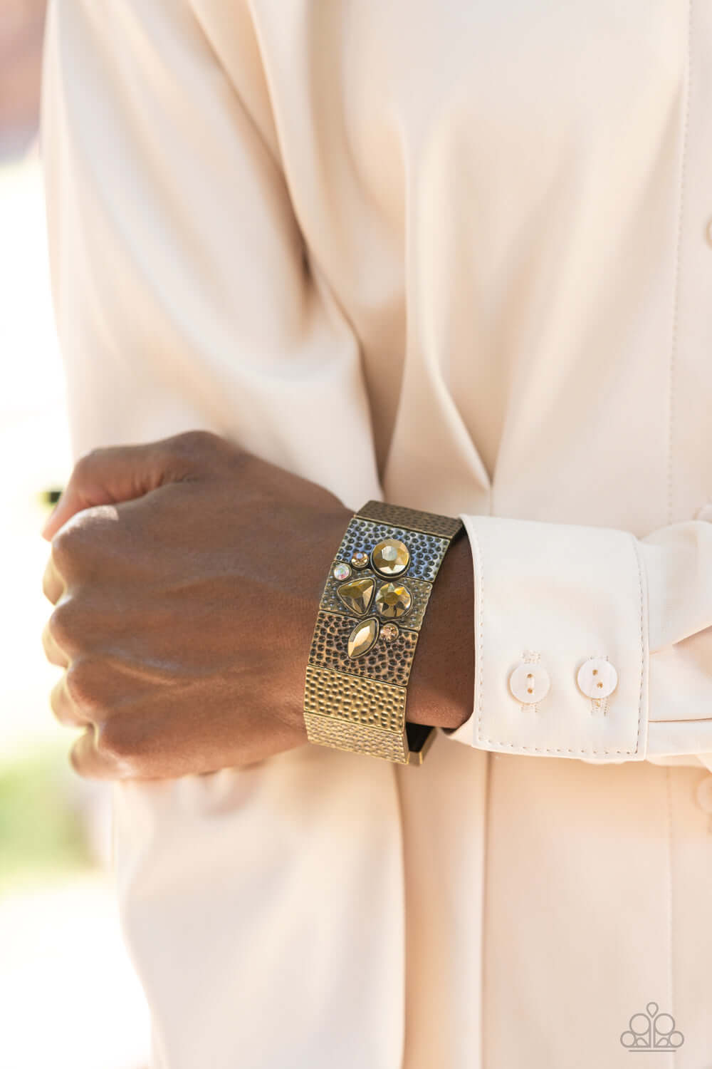 Paparazzi Accessories ❋Flickering Fortune - Brass Bracelet❋ Flat Rate Ship $4.50❋ - Image #2