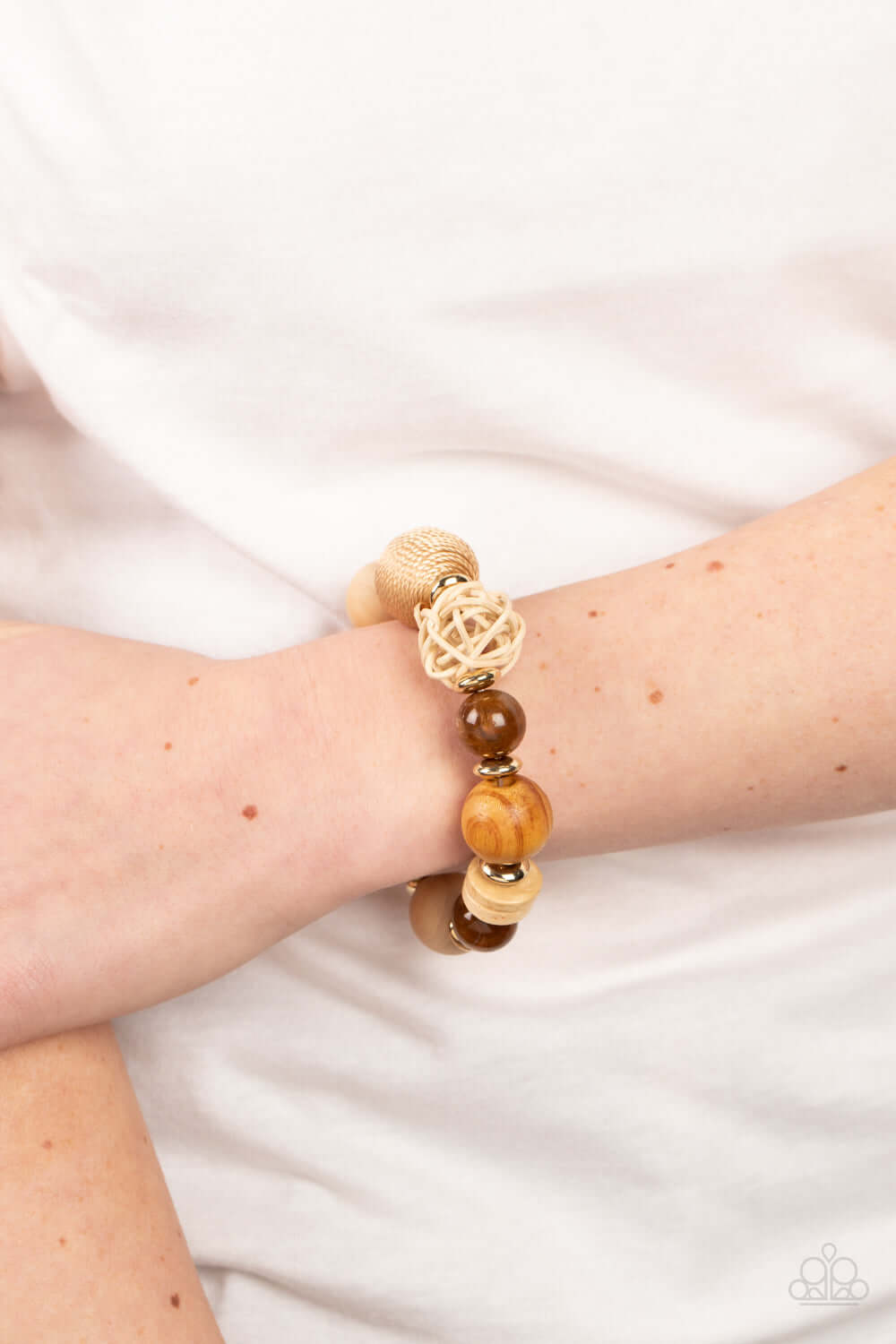 Paparazzi Accessories ❋Happily Homespun - Brown Bracelet❋ Flat Rate Ship $4.50❋ - Image #2
