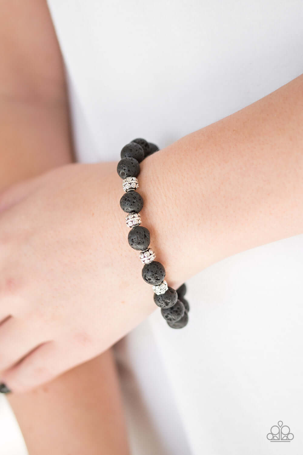 Paparazzi Accessories ✽ Down To Earth - Black Bracelet✽Flat Rate Ship $4.50✽ - Image #2