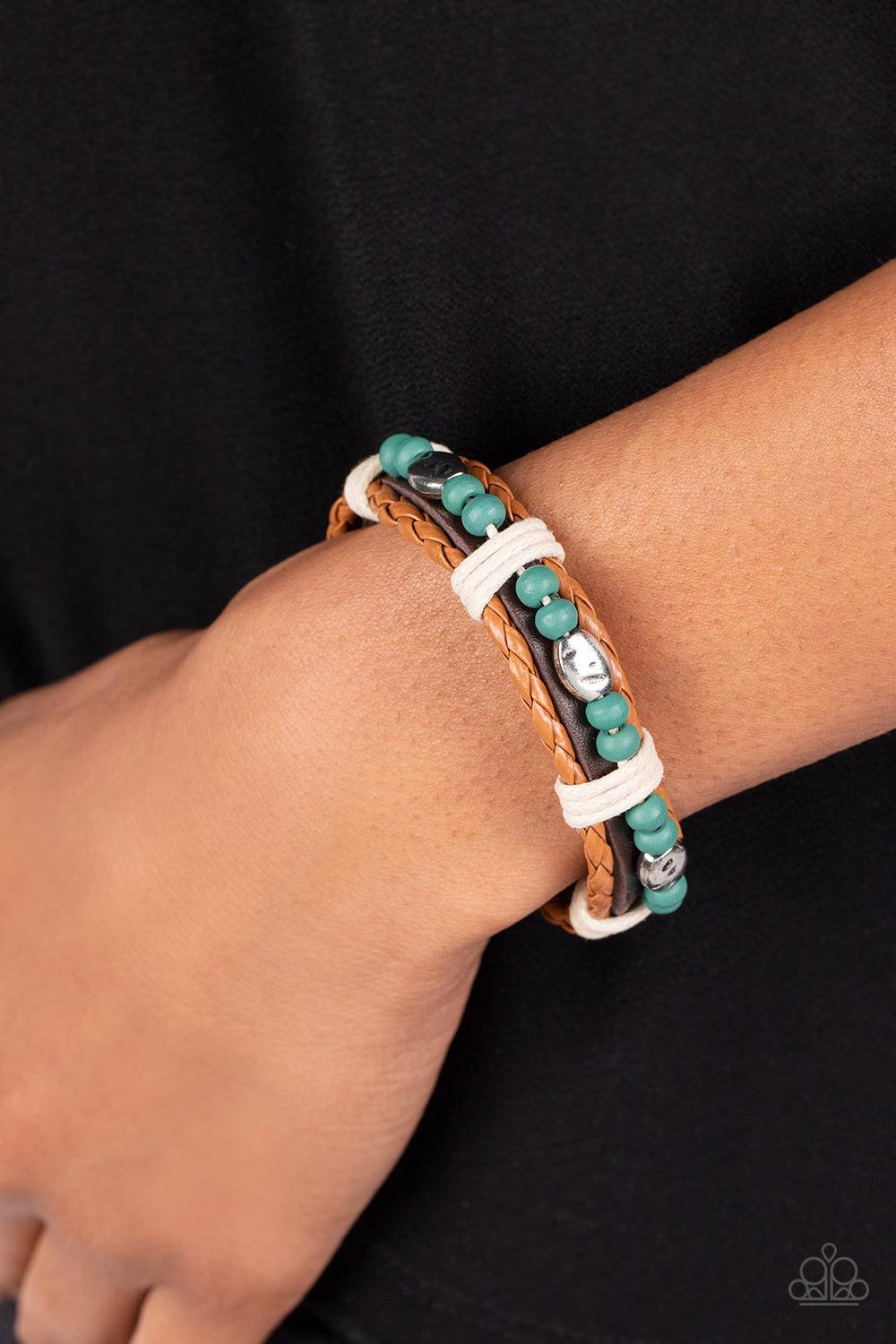Paparazzi Accessories ❋Lodge Luxe - Blue Bracelet❋ Flat Rate Ship $4.50❋ - Image #2