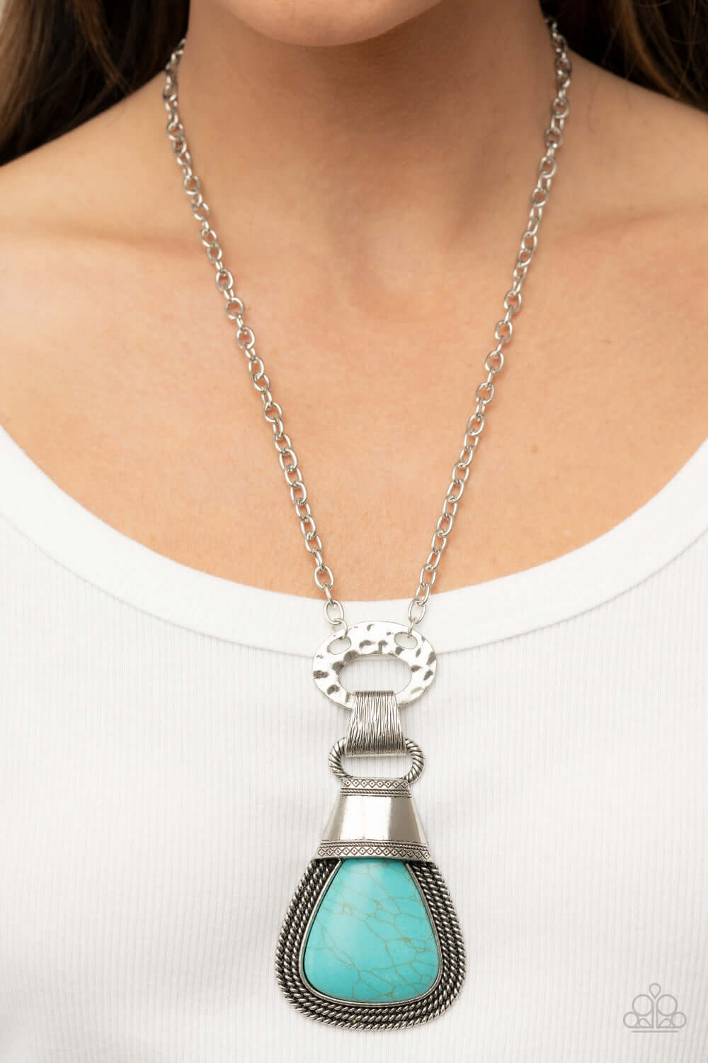 Paparazzi Accessories ❋Rodeo Royale - Blue Necklace❋ Flat Rate Ship $4.50❋ - Image #2