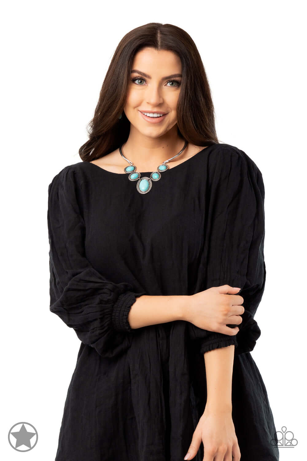 Paparazzi Accessories ✽ River Ride - Blue Necklace✽Flat Rate Ship $4.50✽ - Image #4