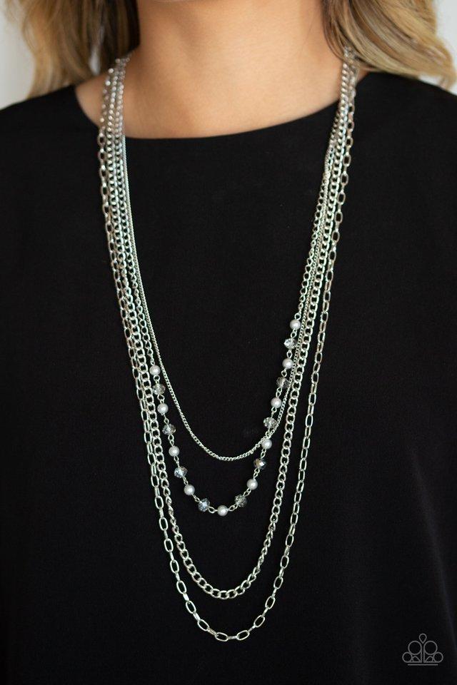Paparazzi Accessories ❋SoHo Sophistication - Silver Necklace❋ Flat Rate Ship $4.50❋ - Image #2