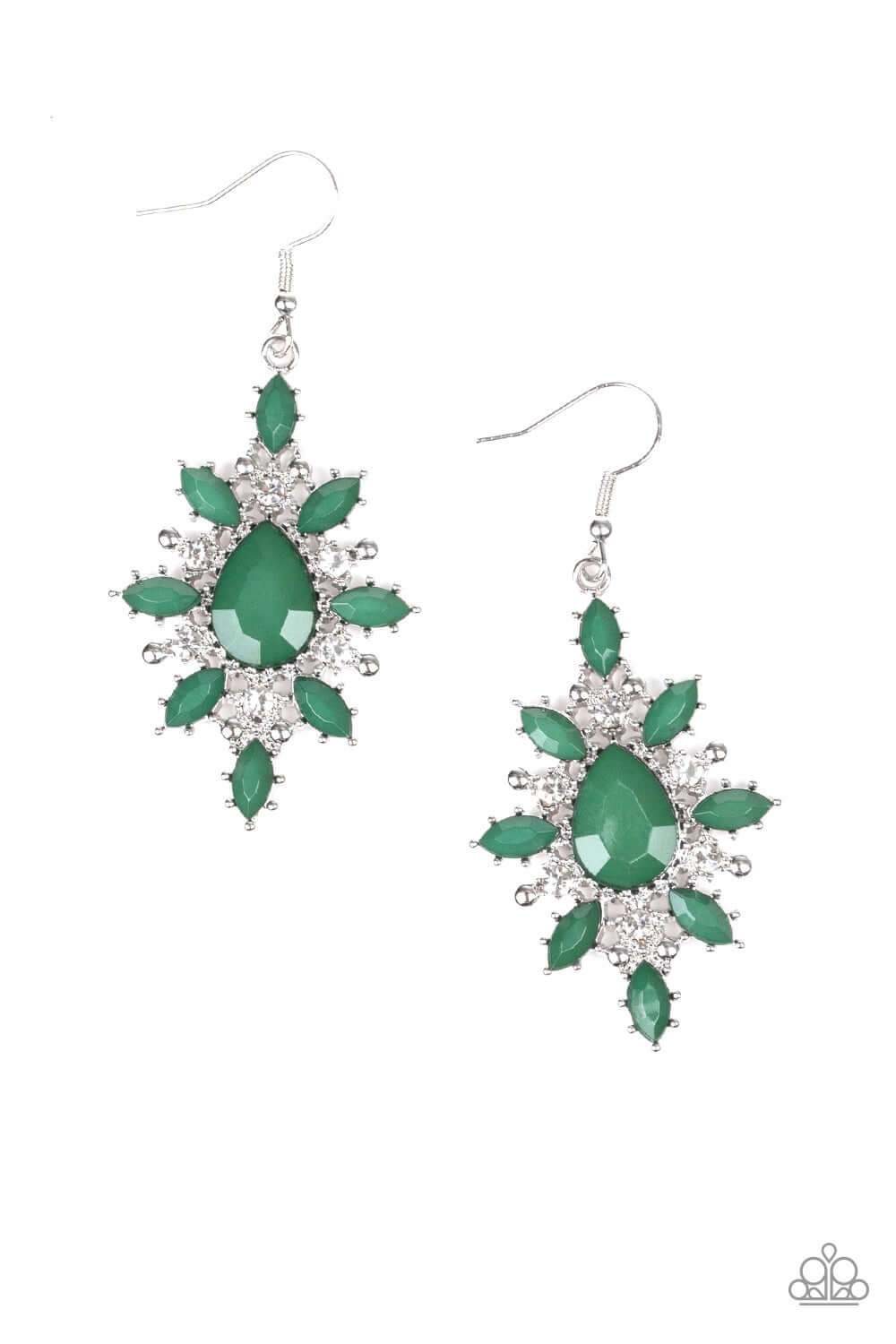 brought✽to✽you✽by✽blingflingbykat✽glamorously-colorful-green-earrings✽paparazzi-accessories