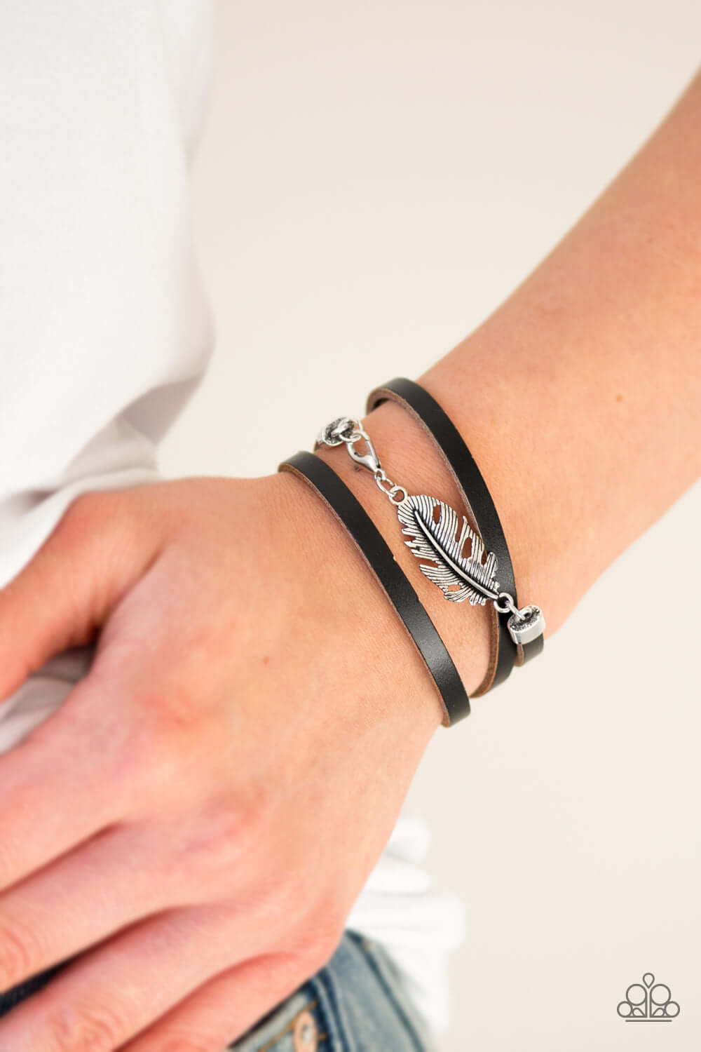Paparazzi Accessories ✽ High Spirits - Black Bracelet✽Flat Rate Ship $4.50✽ - Image #2