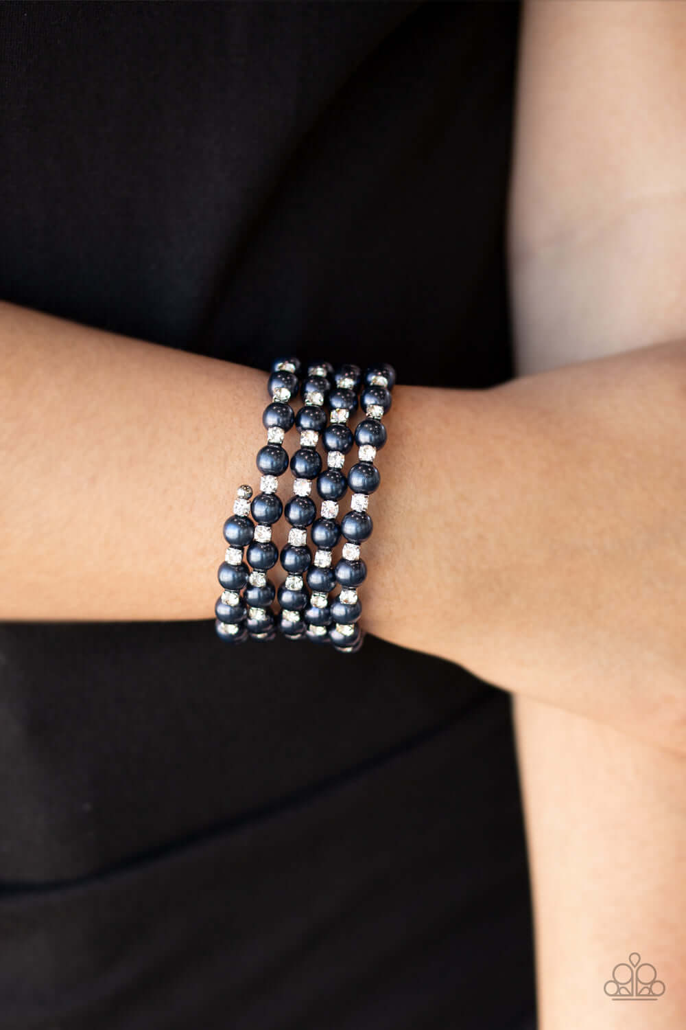 Paparazzi Accessories ✽ Rich Royal - Blue Bracelet✽Flat Rate Ship $4.50✽ - Image #2