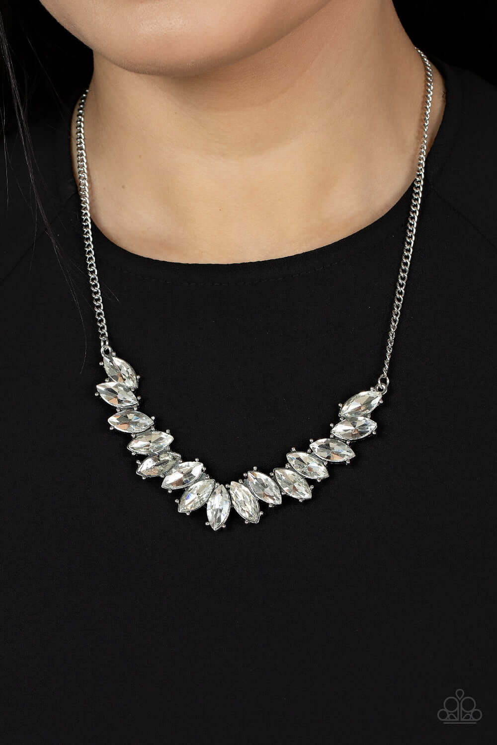 Paparazzi Accessories ❋Galaxy Game-Changer - White Necklace❋ Flat Rate Ship $4.50❋ - Image #2