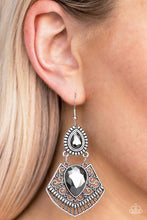 Load image into Gallery viewer, Paparazzi Accessories ❋Royal Remix - Silver Earrings❋ Flat Rate Ship $4.50❋ - Image #2
