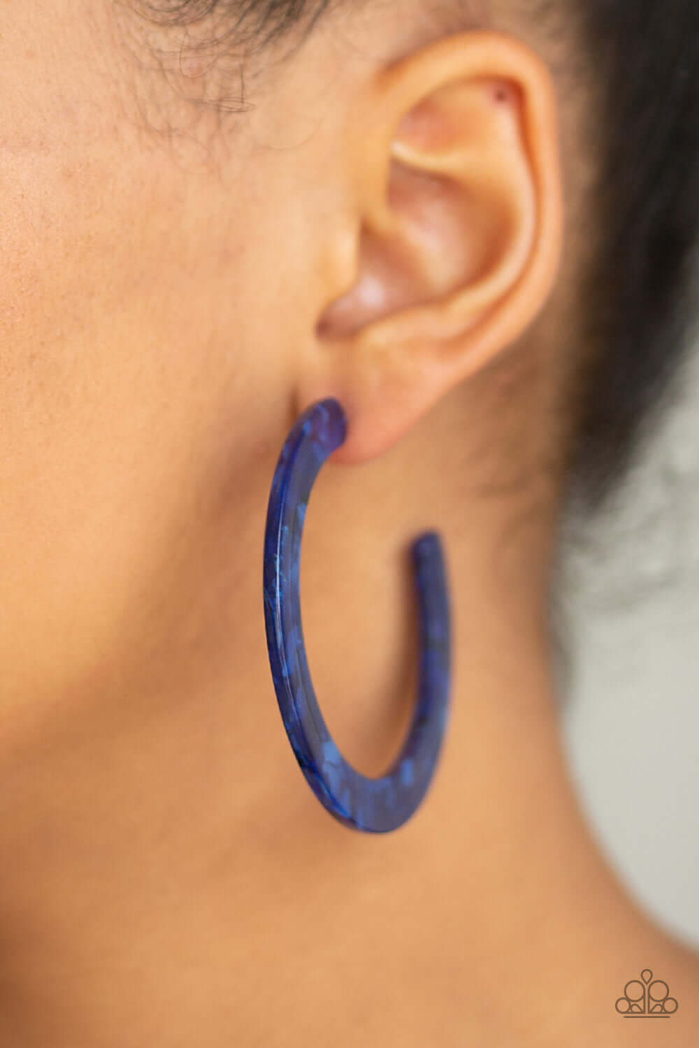 Paparazzi Accessories ✽ HAUTE Tamale - Blue Earrings✽Flat Rate Ship $4.50✽ - Image #2