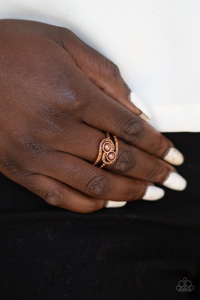 Paparazzi Accessories ❋Collect Up Front - Copper Ring❋ Flat Rate Ship $4.50❋ - Image #2