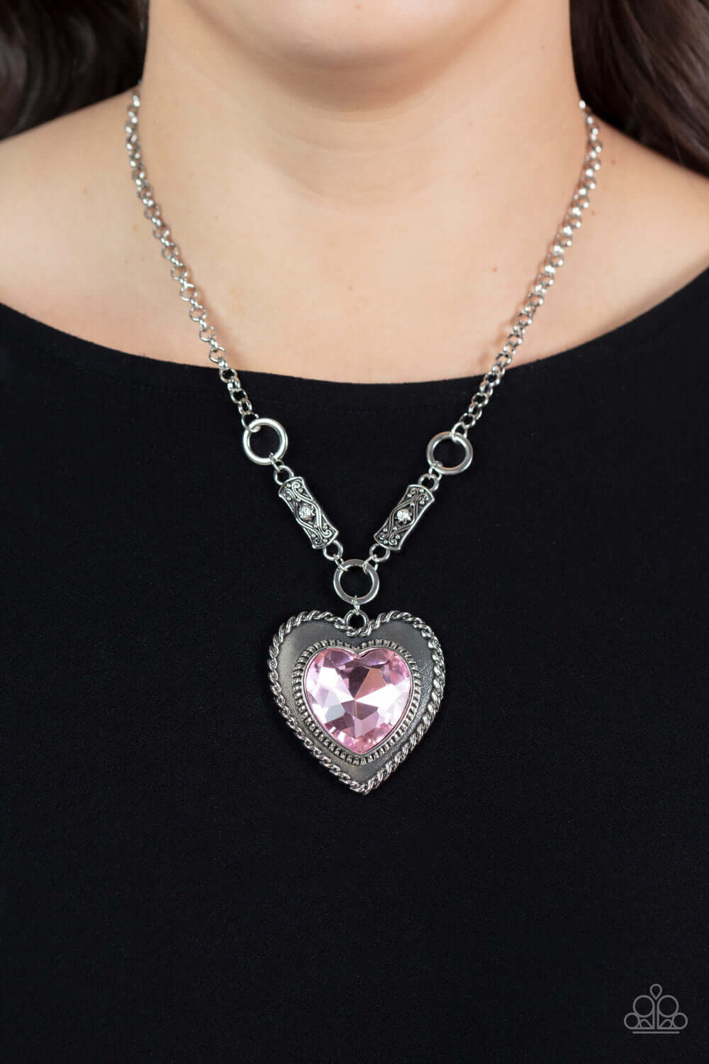 Paparazzi Accessories ❋Heart Full of Fabulous - Pink Necklace❋ Flat Rate Ship $4.50❋ - Image #2