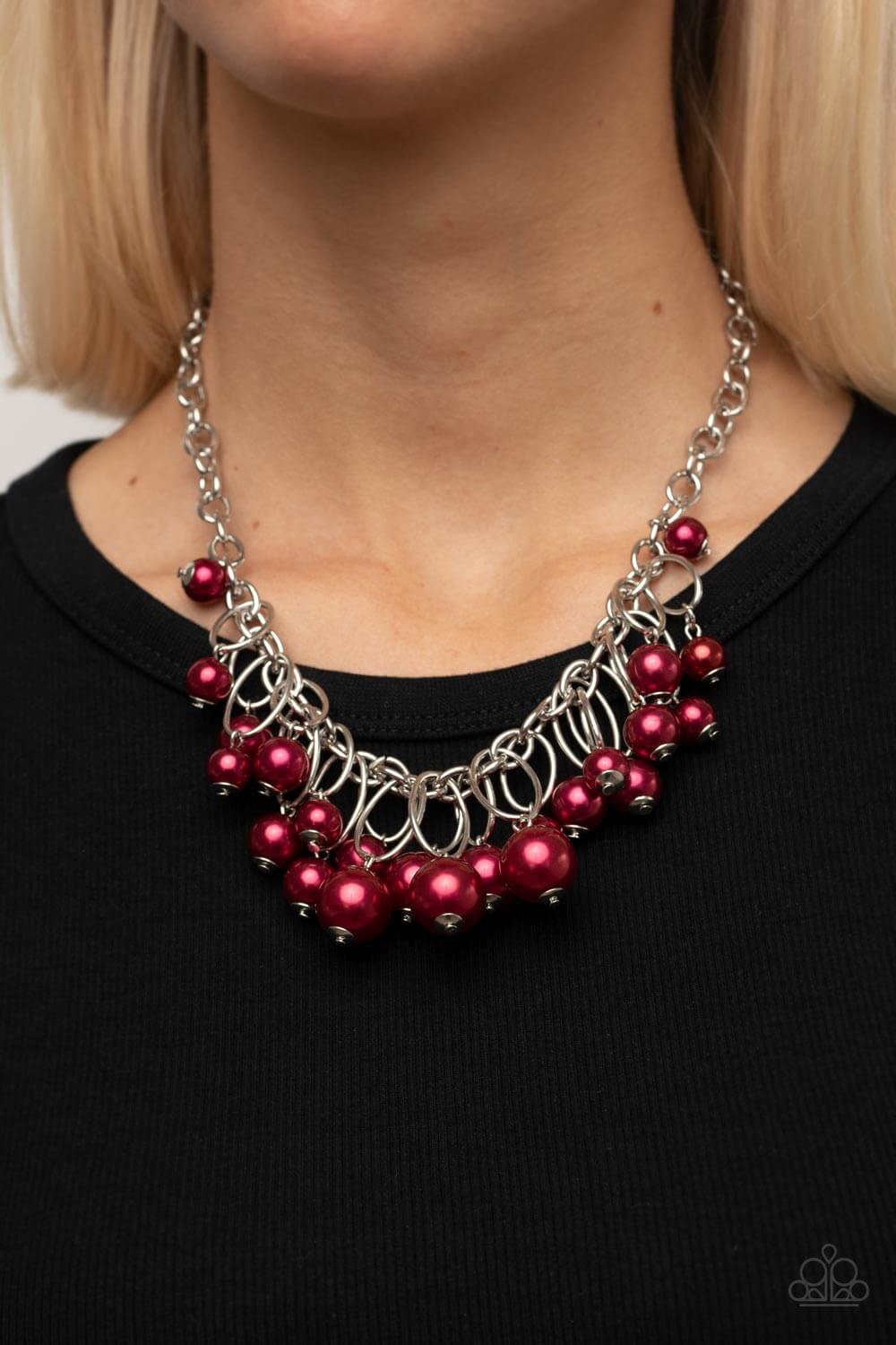 Paparazzi Accessories ❋Powerhouse Pose - Red Necklace❋ Flat Rate Ship $4.50❋