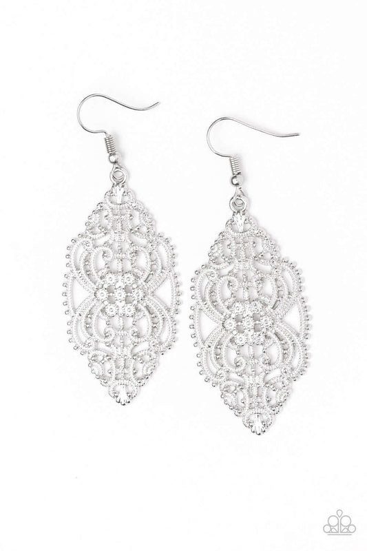brought✽to✽you✽by✽blingflingbykat✽ornately-ornate-silver-earrings✽paparazzi-accessories