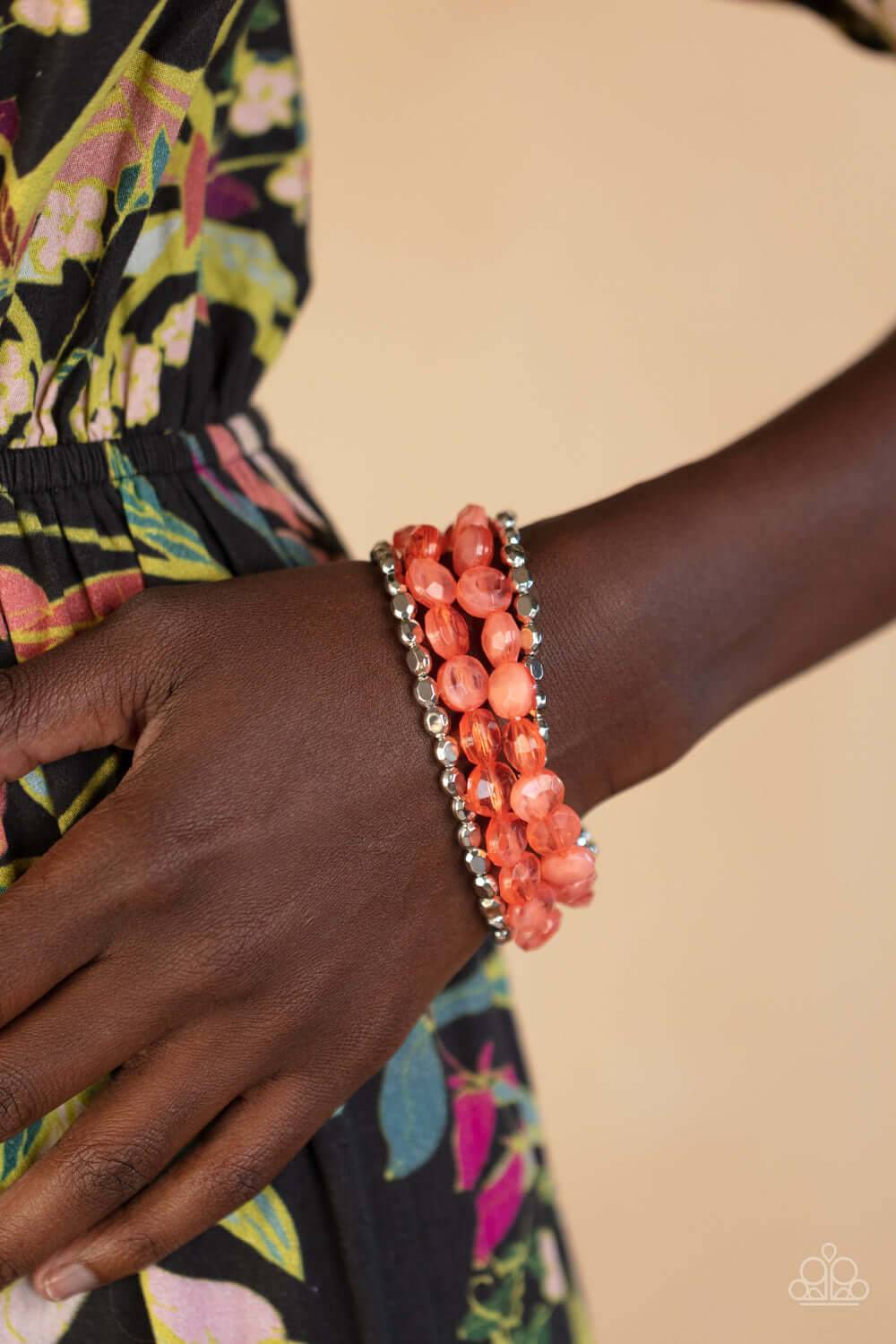 Paparazzi Accessories ❋Seaside Siesta - Orange Bracelet❋ Flat Rate Ship $4.50❋ - Image #2