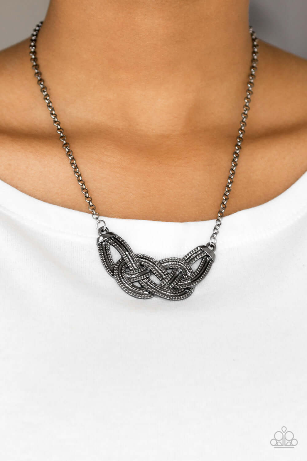 Paparazzi Accessories ✽ Nautically Naples - Black Necklace✽Flat Rate Ship $4.50✽