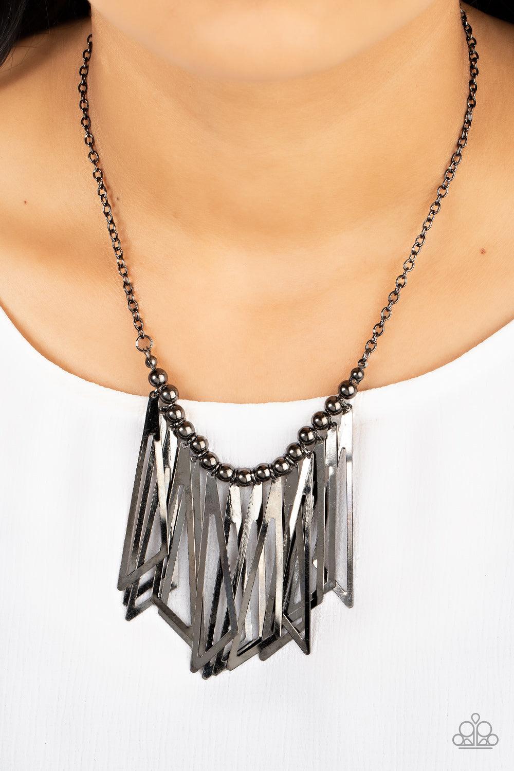 Paparazzi Accessories ❋Industrial Jungle - Black Necklace❋ Flat Rate Ship $4.50❋ - Image #2