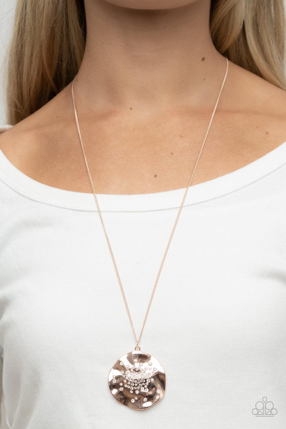 Paparazzi Accessories ❋Boom and COMBUST - Rose Gold Necklace❋ Flat Rate Ship $4.50❋ - Image #2