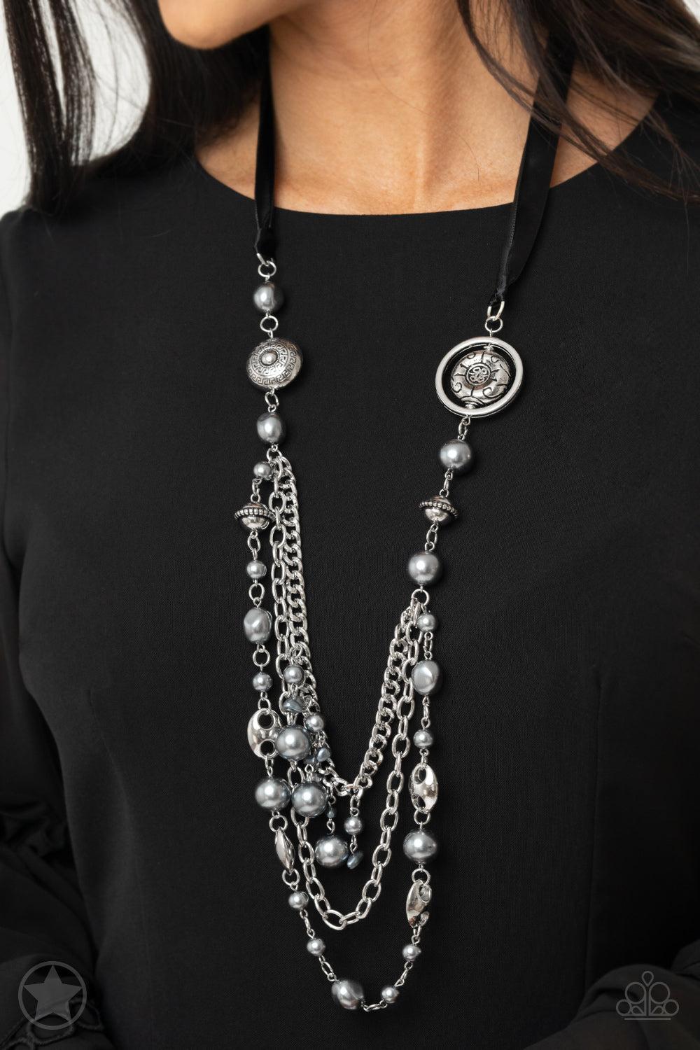 Paparazzi Accessories ❋All The Trimmings - Black Necklace❋ Flat Rate Ship $4.50❋ - Image #2