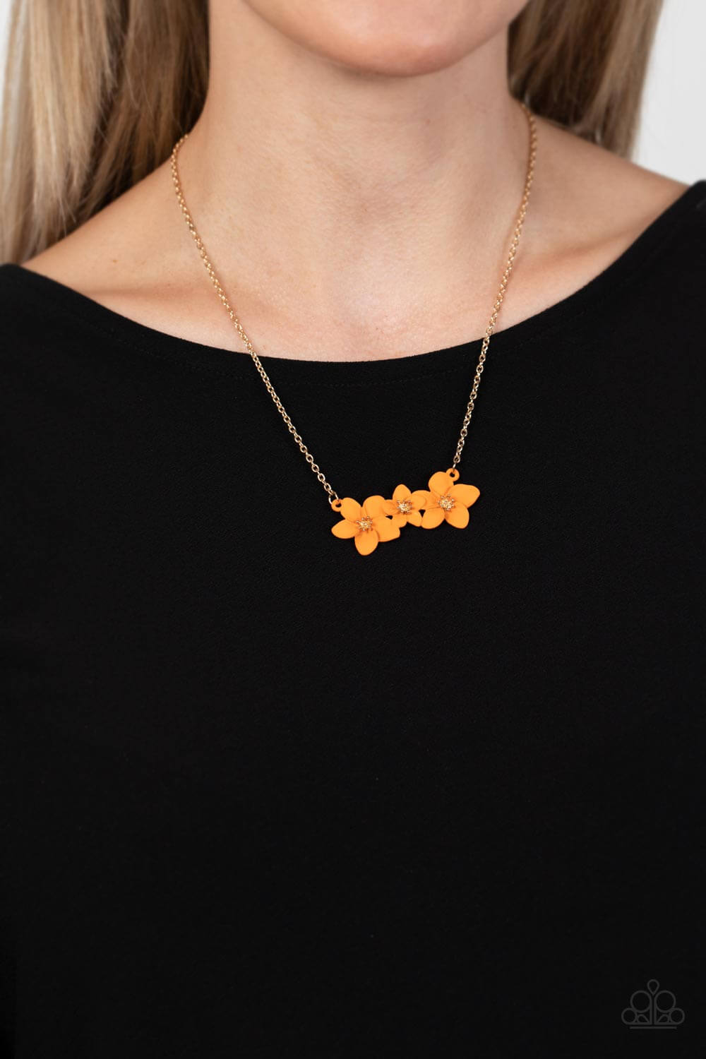 Paparazzi Accessories ❋Petunia Picnic - Orange Necklace❋ Flat Rate Ship $4.50❋ - Image #2