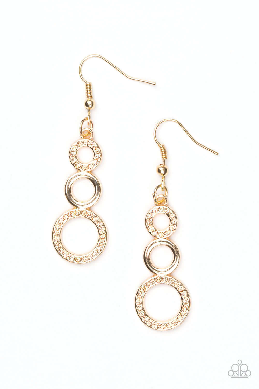 brought✽to✽you✽by✽blingflingbykat✽bubble-bustle-gold-earrings✽paparazzi-accessories