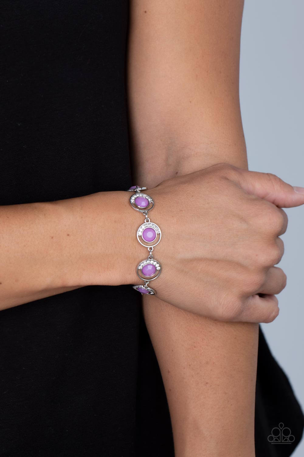 Paparazzi Accessories ❋Twinkling Trajectory - Purple Bracelet❋ Flat Rate Ship $4.50❋ - Image #2