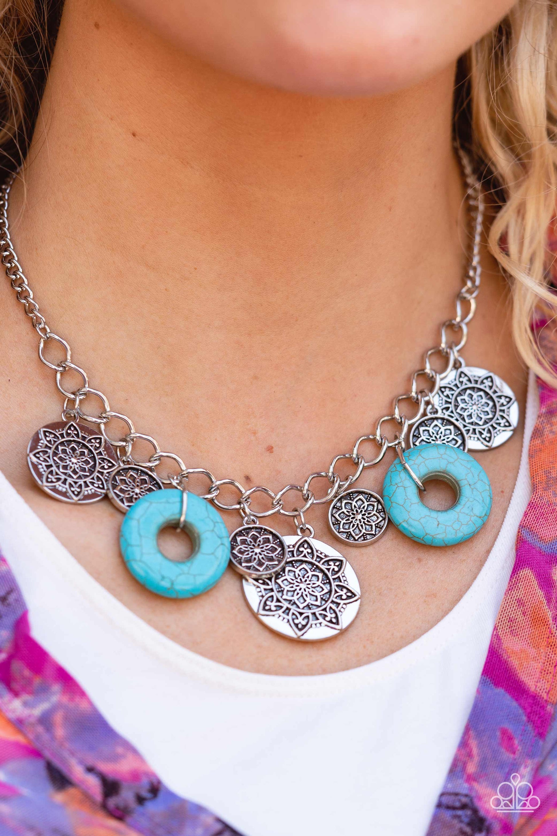 Paparazzi Accessories ❋Western Zen - Blue Necklace❋ Flat Rate Ship $4.50❋ - Image #2