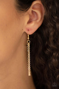 Paparazzi Accessories ✽ Heartbeat Bling - Gold Necklace✽Flat Rate Ship $4.50✽ - Image #3