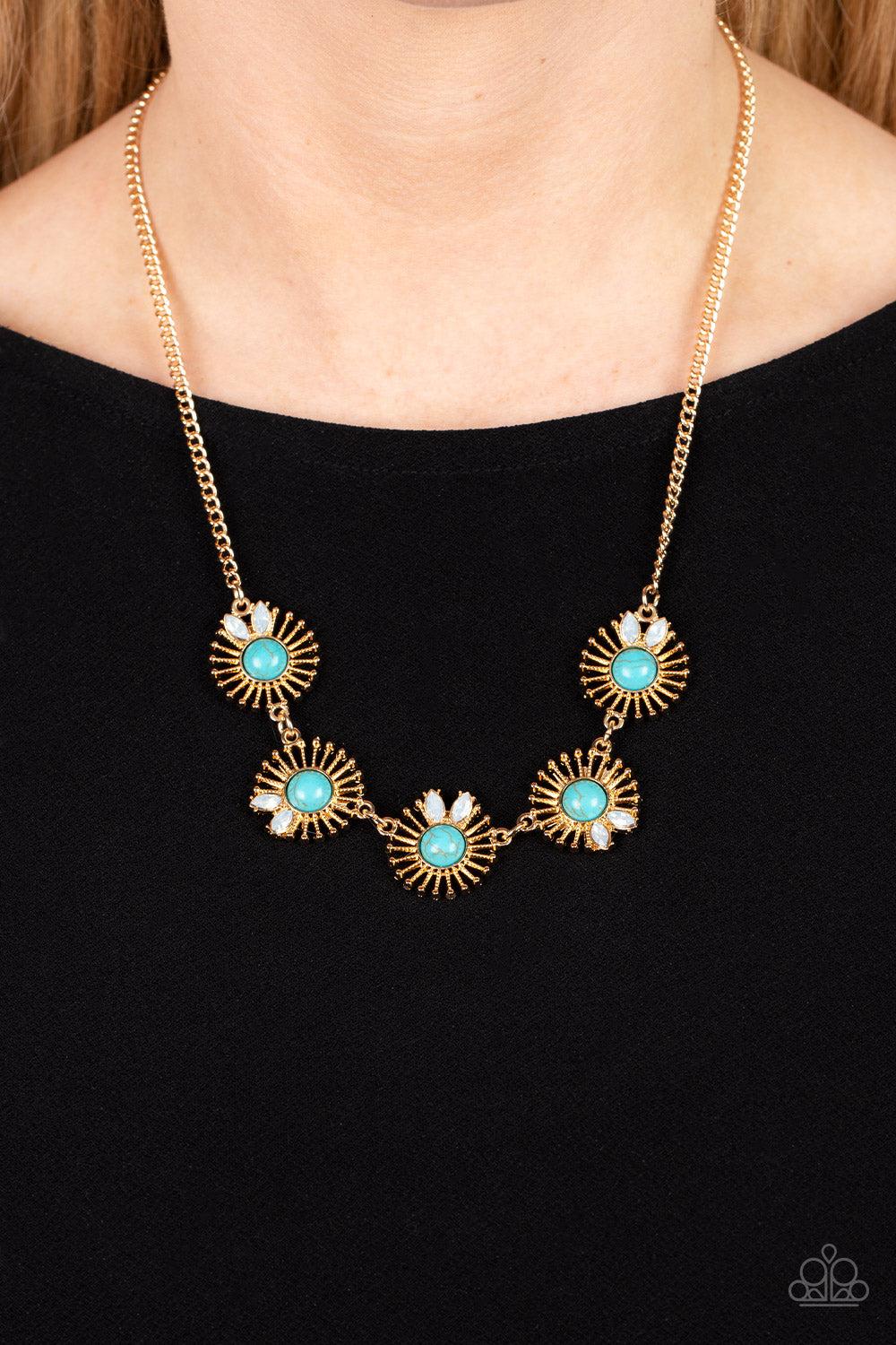 Paparazzi Accessories ❋Fully Solar-Powered - Gold Necklace❋ Flat Rate Ship $4.50❋ - Image #2
