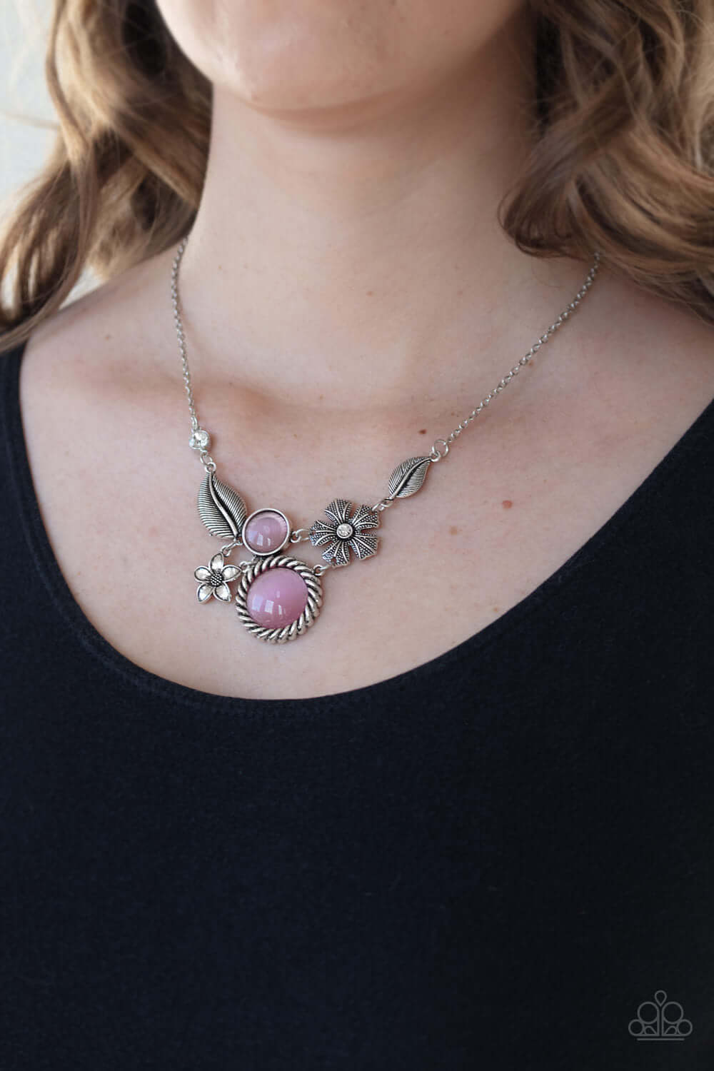 Paparazzi Accessories ✽Exquisitely Eden - Pink Necklace✽Flat Rate Ship $4.50✽ - Image #2