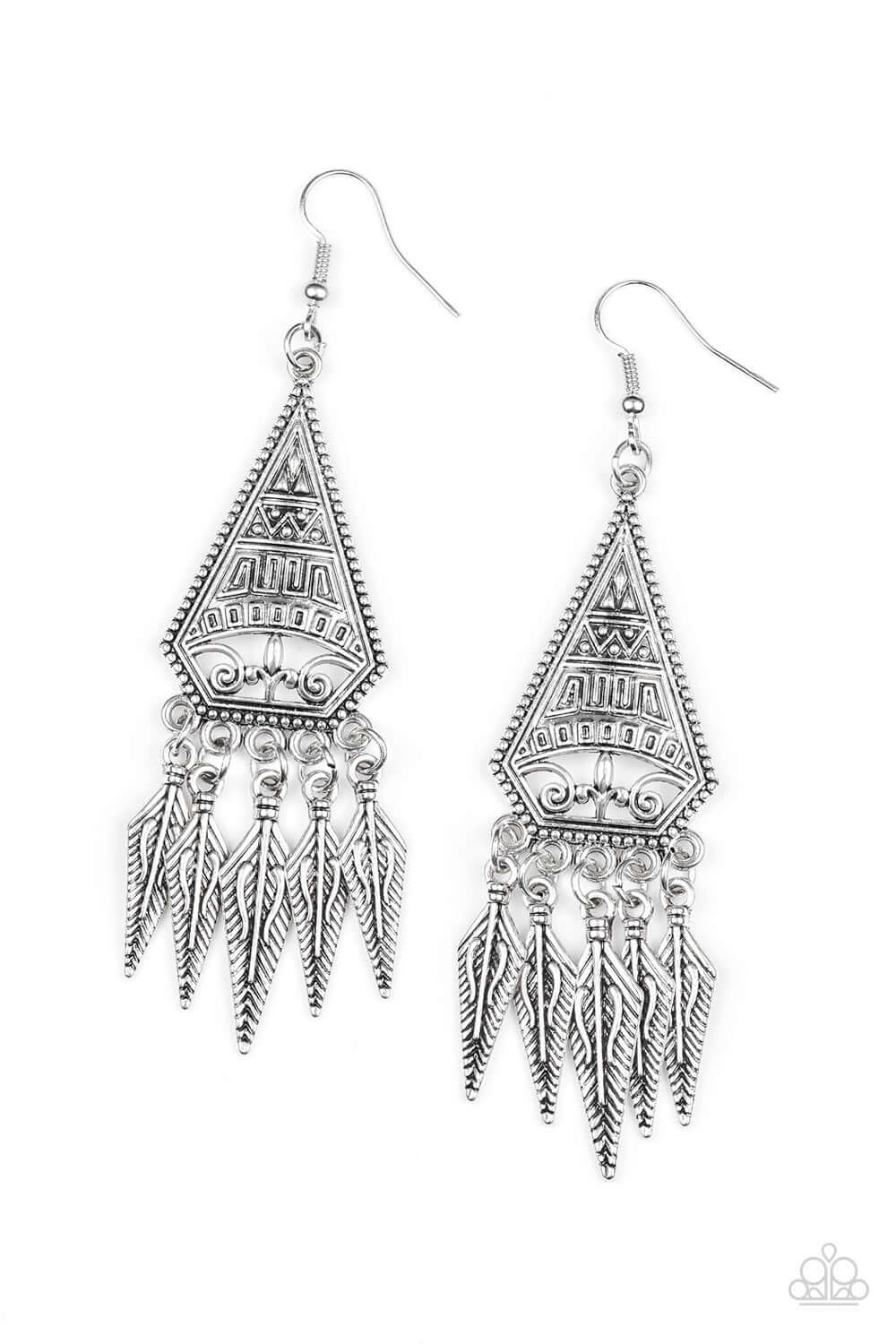 brought✽to✽you✽by✽blingflingbykat✽me-oh-mayan-silver-earrings✽paparazzi-accessories