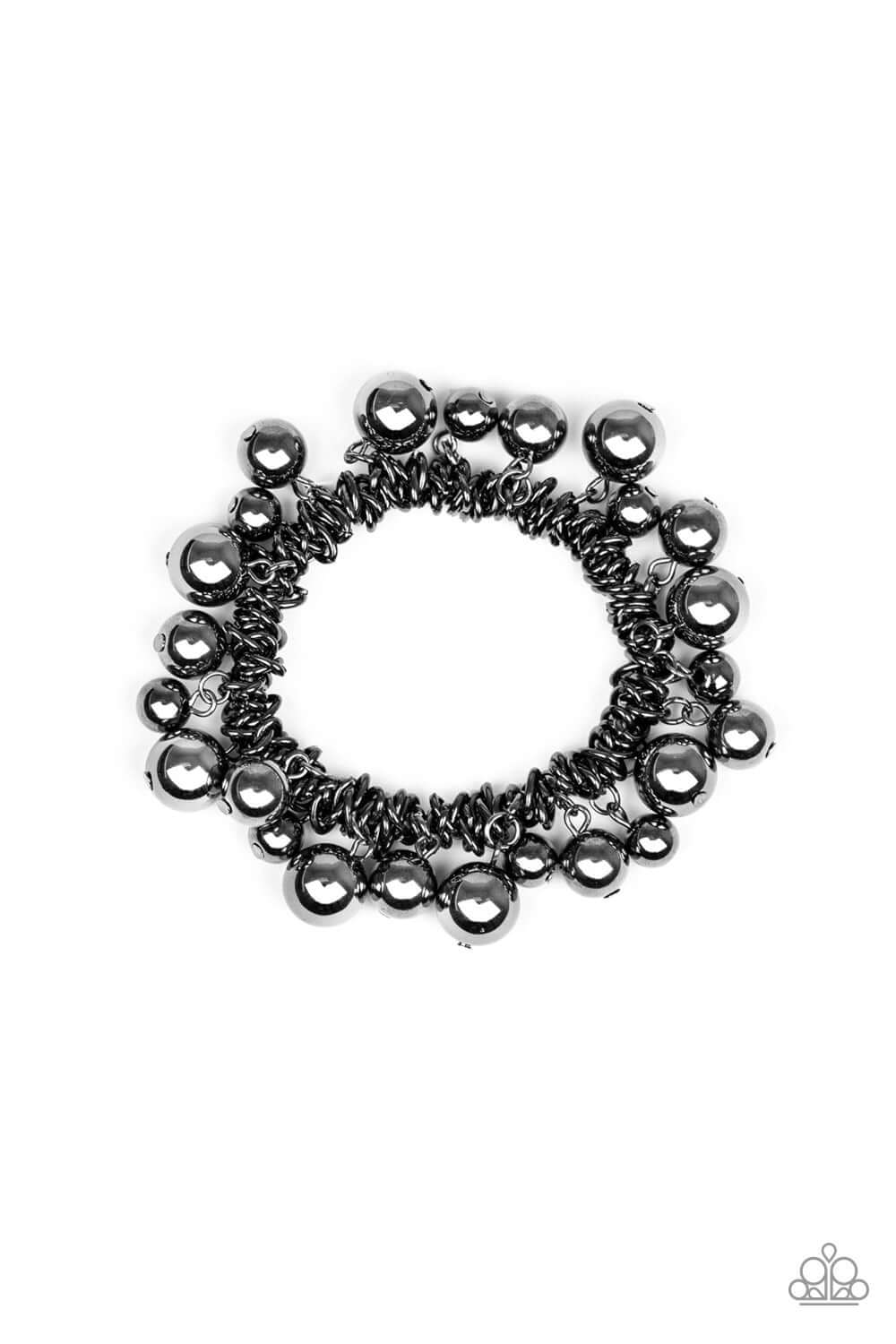 brought✽to✽you✽by✽blingflingbykat✽ballroom-baller-black-bracelet✽paparazzi-accessories