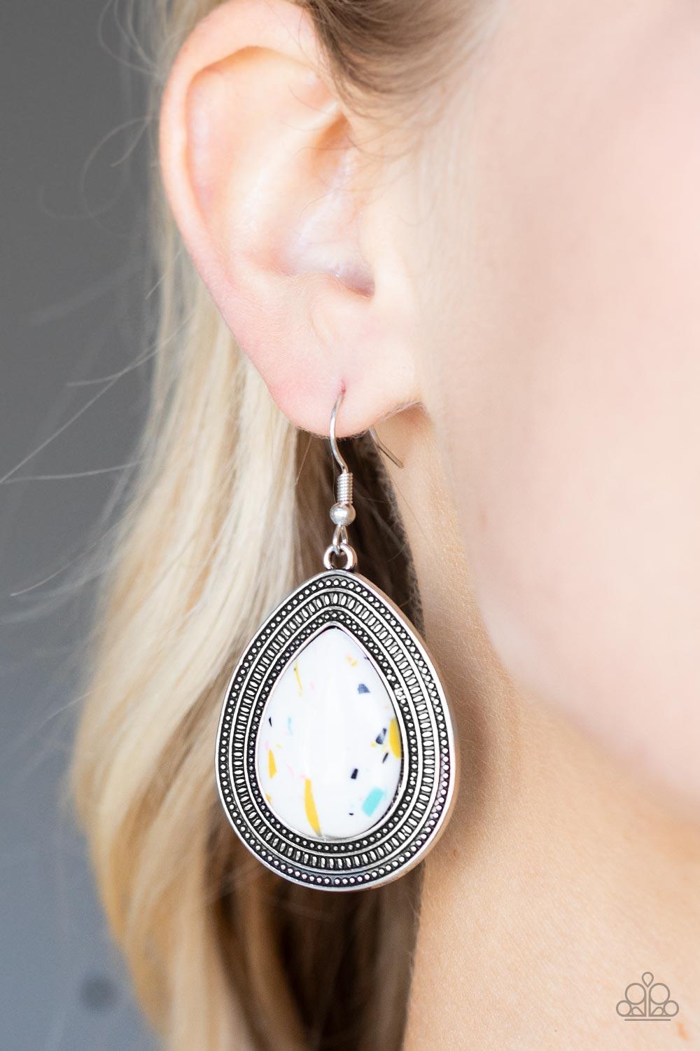 Paparazzi Accessories ❋Terrazzo Tundra - Multi Earrings❋ Flat Rate Ship $4.50❋ - Image #2