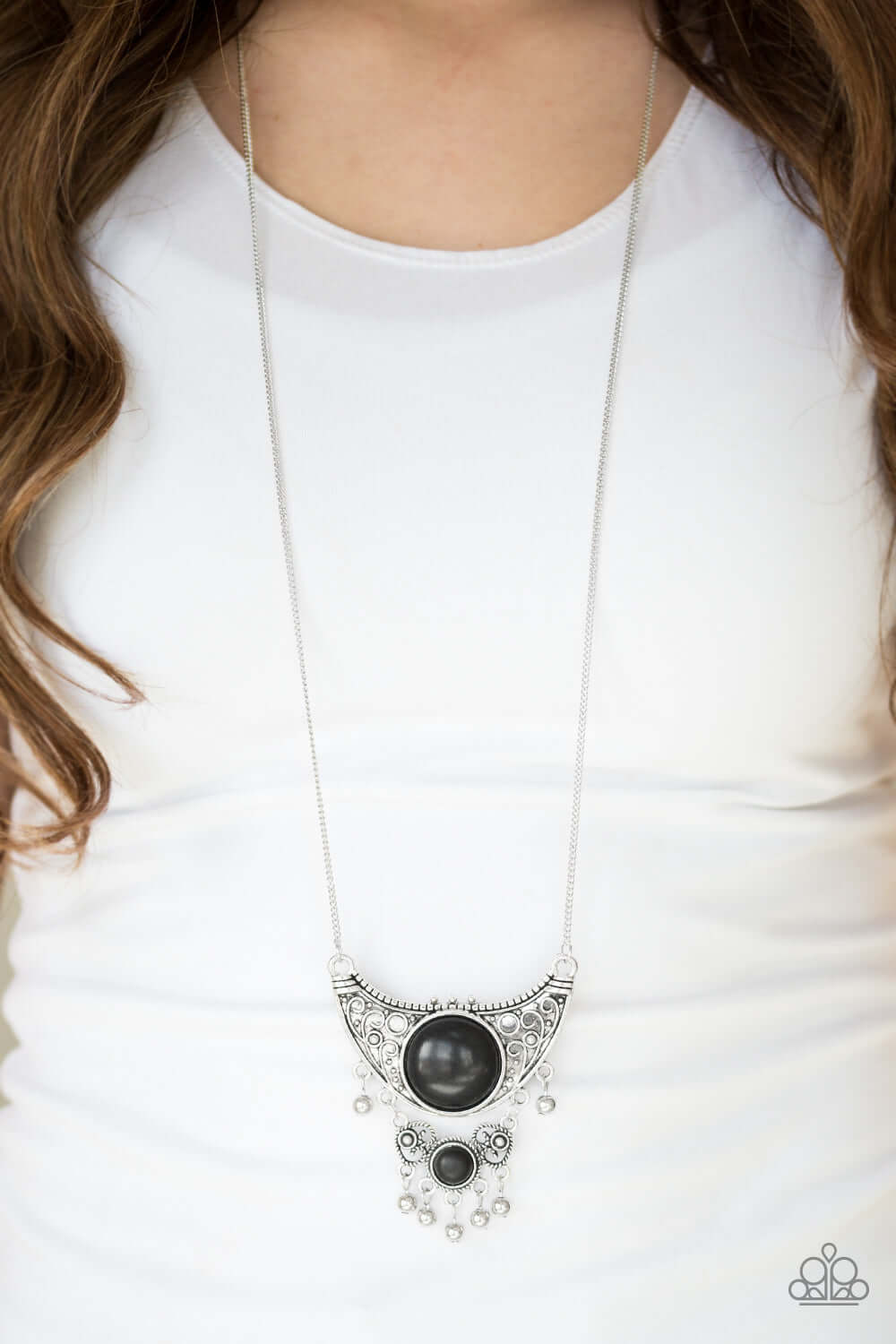 Paparazzi Accessories ✽ Summit Style - Black Necklace✽Flat Rate Ship $4.50✽ - Image #2
