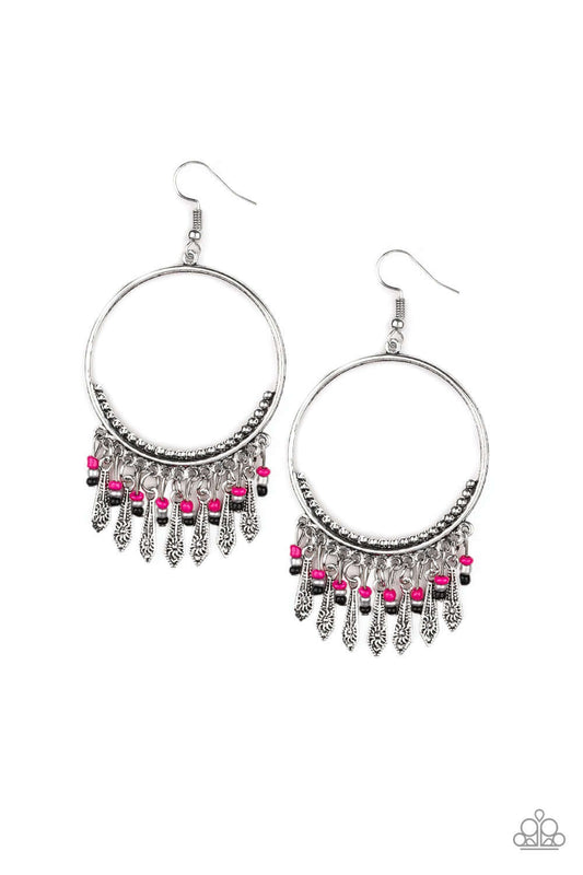 brought✽to✽you✽by✽blingflingbykat✽floral-serenity-pink-earrings✽paparazzi-accessories