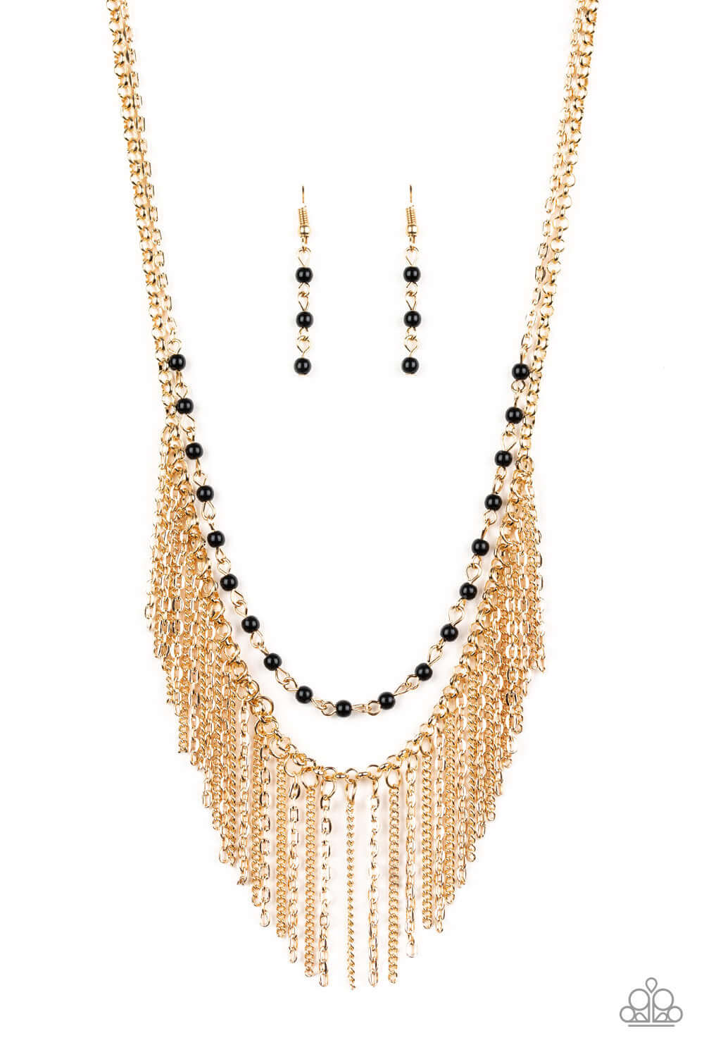 brought✽to✽you✽by✽blingflingbykat✽fierce-in-fringe-gold-necklace✽paparazzi-accessories