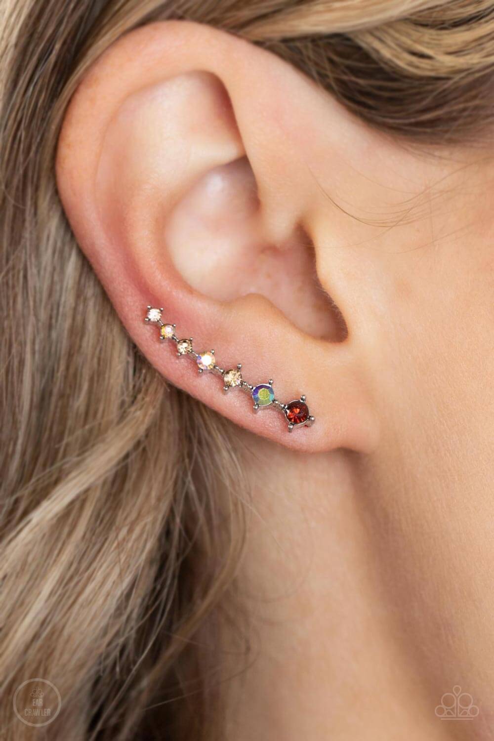 Paparazzi Accessories ❋STARLIGHT Show - Brown Post Earrings❋ Flat Rate Ship $4.50❋ - Image #2
