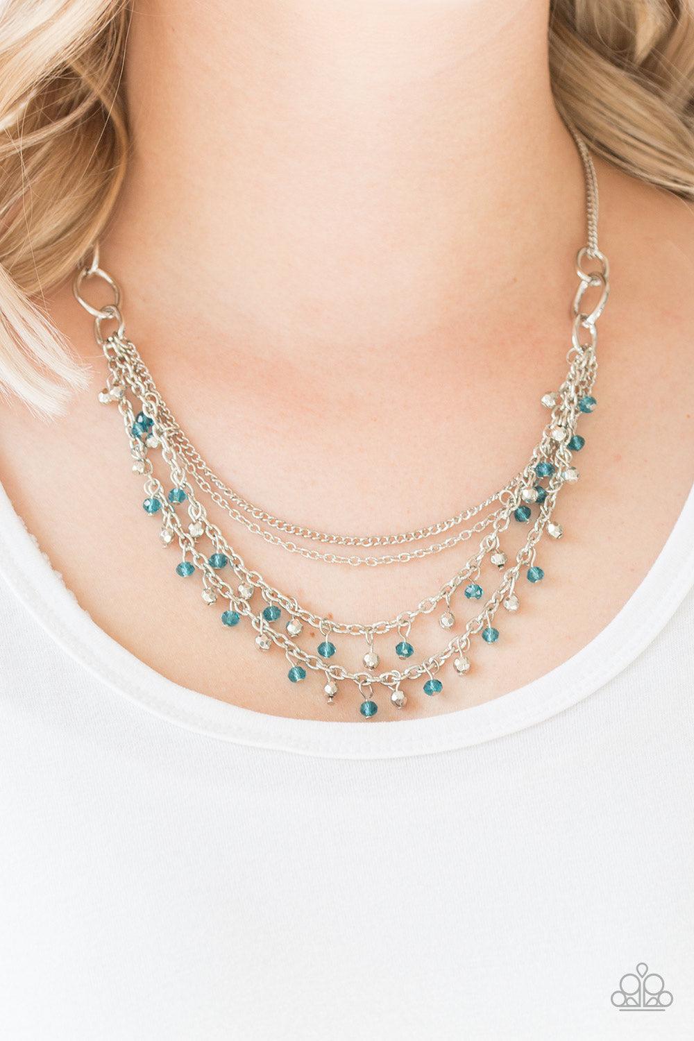 Paparazzi Accessories ❋Financially Fabulous - Blue Necklace❋ Flat Rate Ship $4.50❋ - Image #3