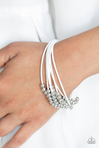 Paparazzi Accessories ✽ Mega Magnetic - White Bracelet✽Flat Rate Ship $4.50✽ - Image #2