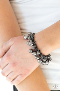 Paparazzi Accessories ✽ Ballroom Baller - Black Bracelet✽Flat Rate Ship $4.50✽ - Image #2