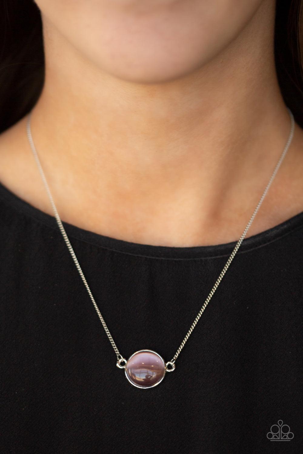 Paparazzi Accessories ✽ Rose-Colored Glasses - Purple Necklace✽Flat Rate Ship $4.50✽ - Image #2