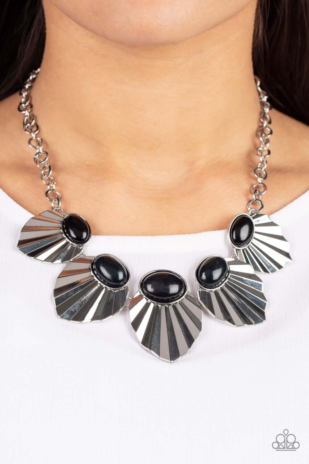 Paparazzi Accessories ❋Fearlessly Ferocious - Black Necklace❋ Flat Rate Ship $4.50❋ - Image #2