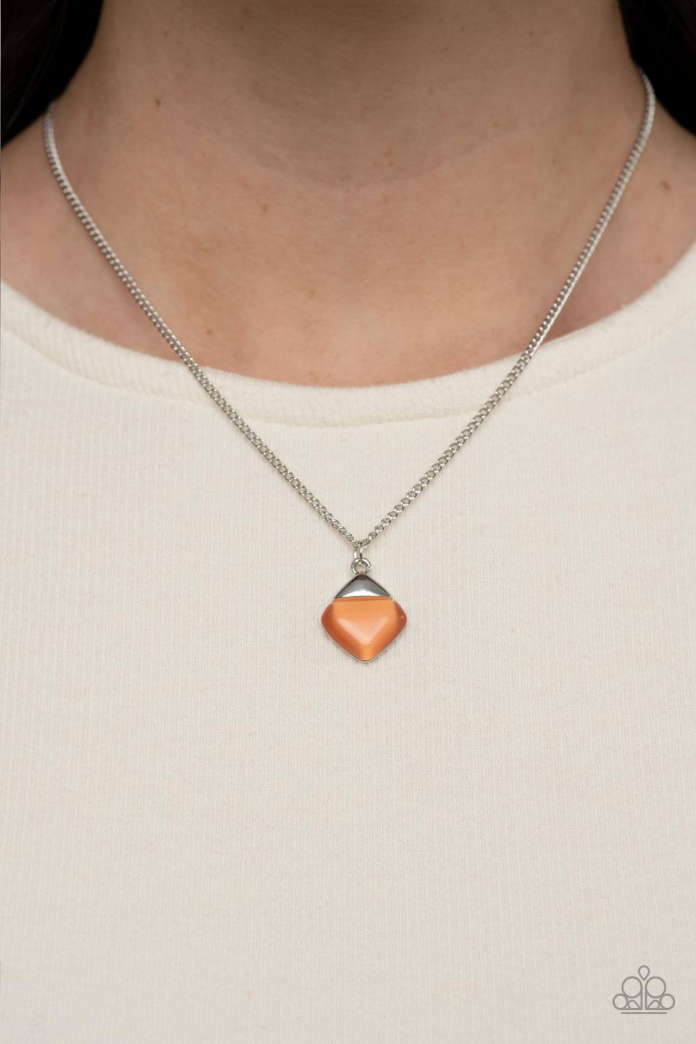 Paparazzi Accessories ❋Gracefully Gemstone - Orange Necklace❋ Flat Rate Ship $4.50❋ - Image #2