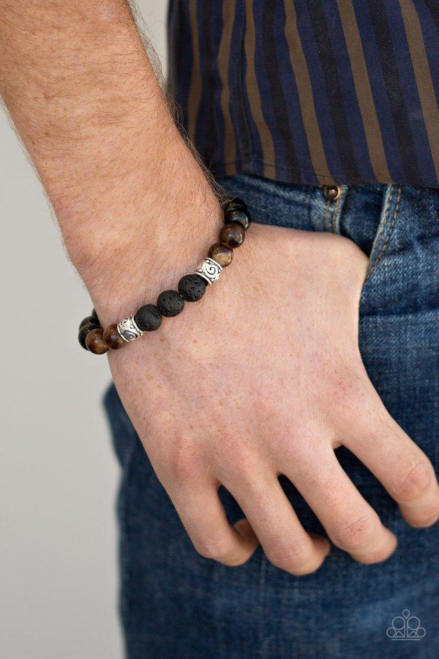 Paparazzi Accessories ❋Mantra - Brown Bracelet❋ Flat Rate Ship $4.50❋ - Image #2