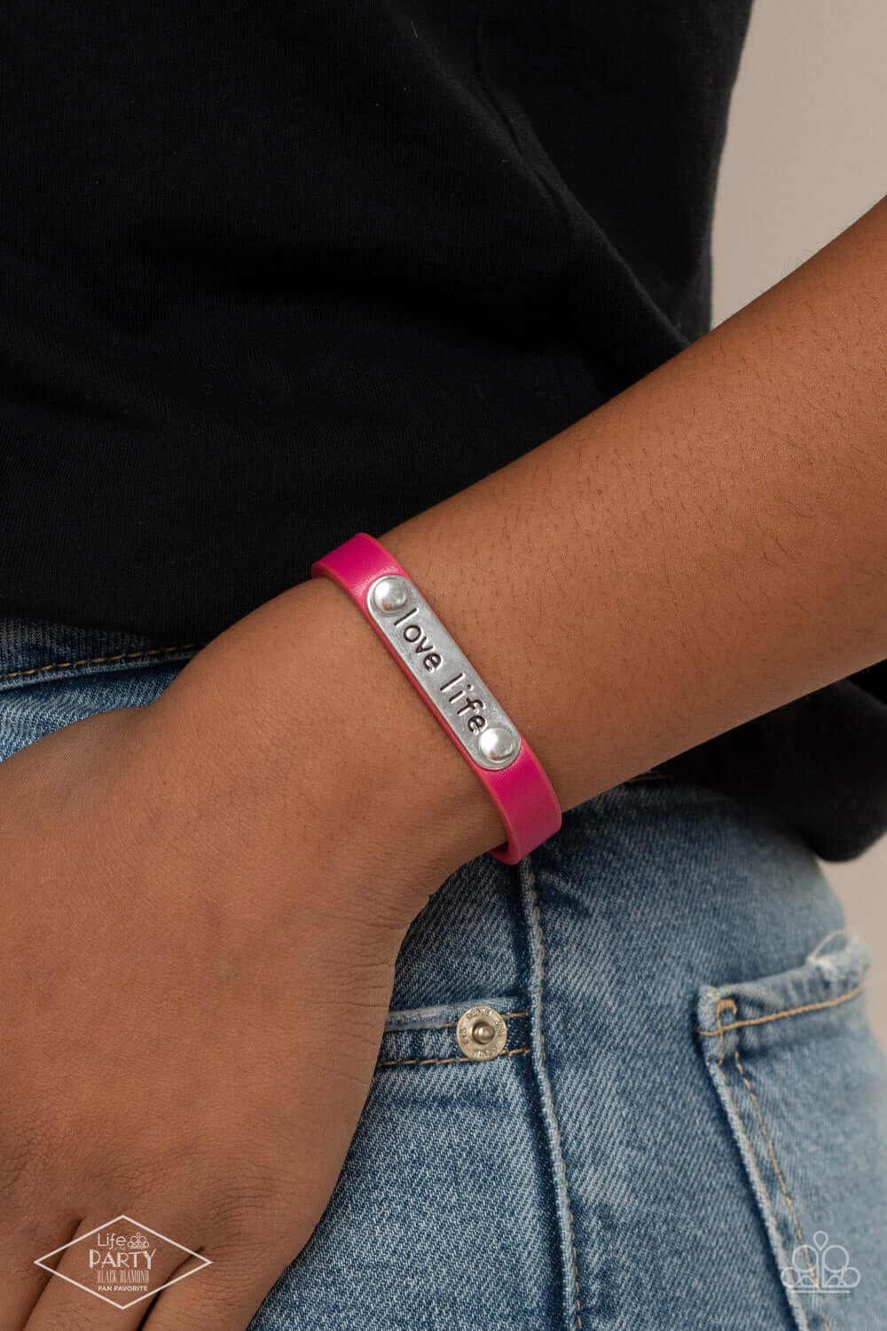 Paparazzi Accessories ❋Love Life - Pink Bracelet❋ Flat Rate Ship $4.50❋ - Image #2
