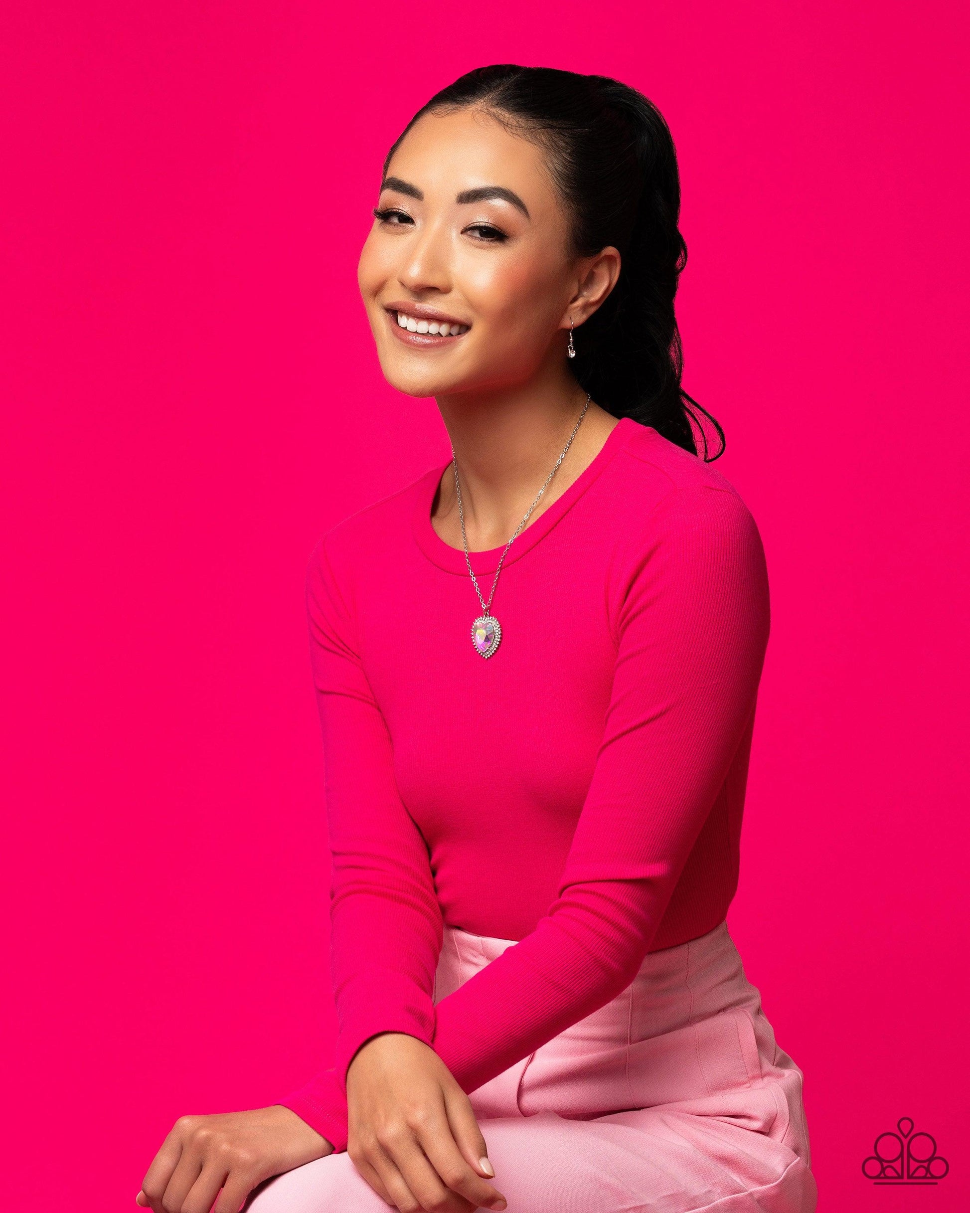 Paparazzi Accessories ❋Sweethearts Stroll - Pink Necklace❋ Flat Rate Ship $4.50❋ - Image #4