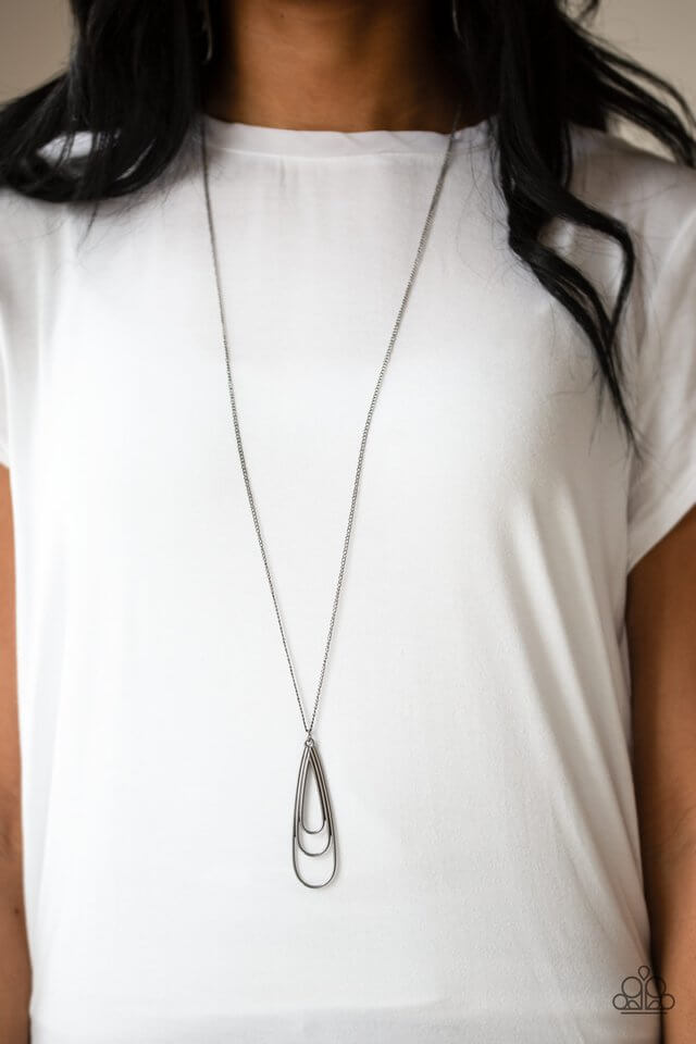 Paparazzi Accessories ❋The Big Three - Black Necklace❋ Flat Rate Ship $4.50❋ - Image #2