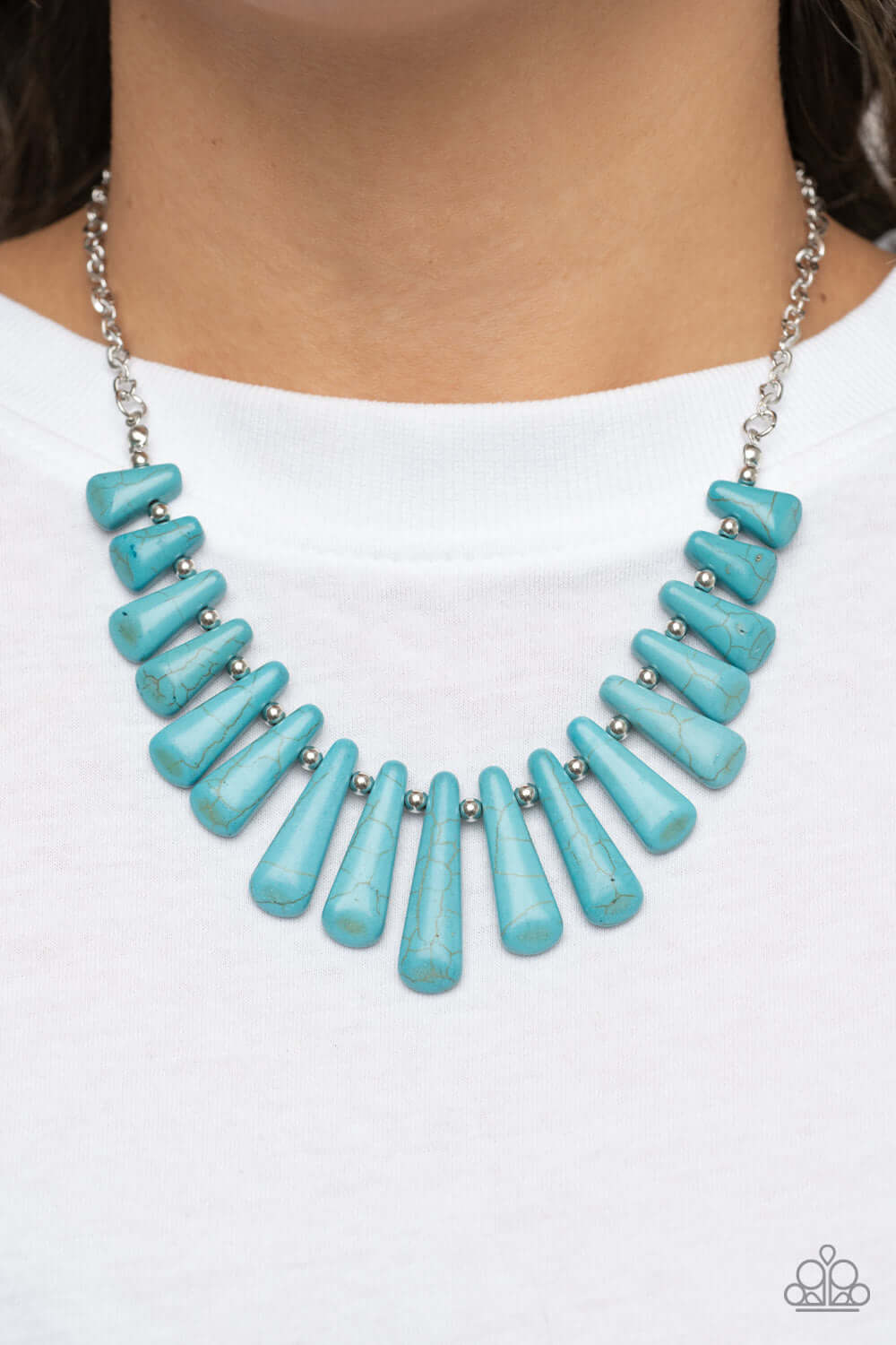 Paparazzi Accessories ❋Mojave Empress - Blue Necklace❋ Flat Rate Ship $4.50❋ - Image #2