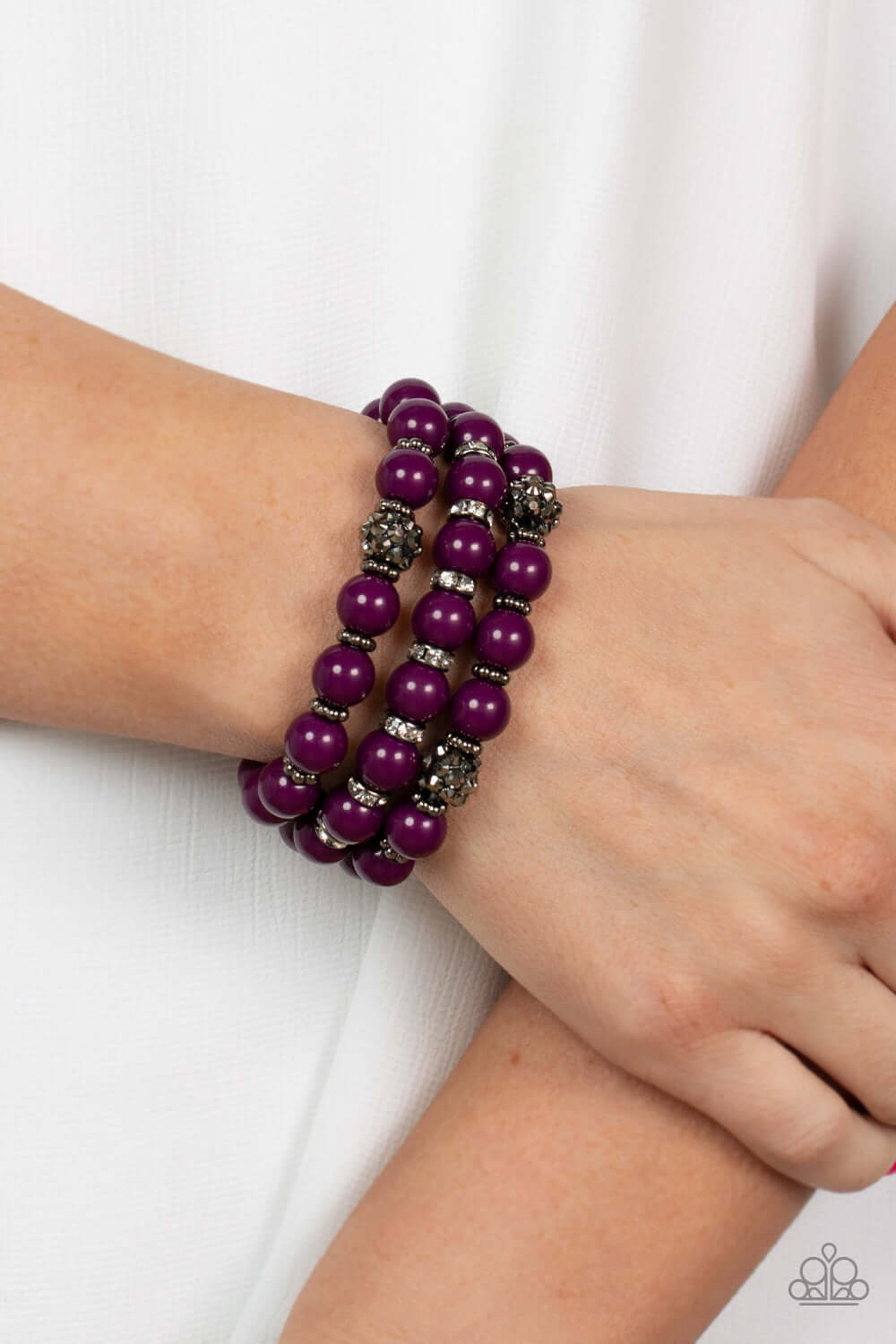 Paparazzi Accessories ❋Poshly Packing - Purple Bracelet❋ Flat Rate Ship $4.50❋ - Image #2