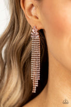 Load image into Gallery viewer, Paparazzi Accessories ❋Overnight Sensation - Copper Post Earrings❋ Flat Rate Ship $4.50❋ - Image #2
